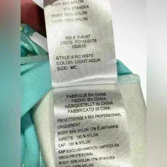 Princess Costume with Crown and Cape Ana Elsa Frozen Medium Child + Crown - Picture 11 of 14